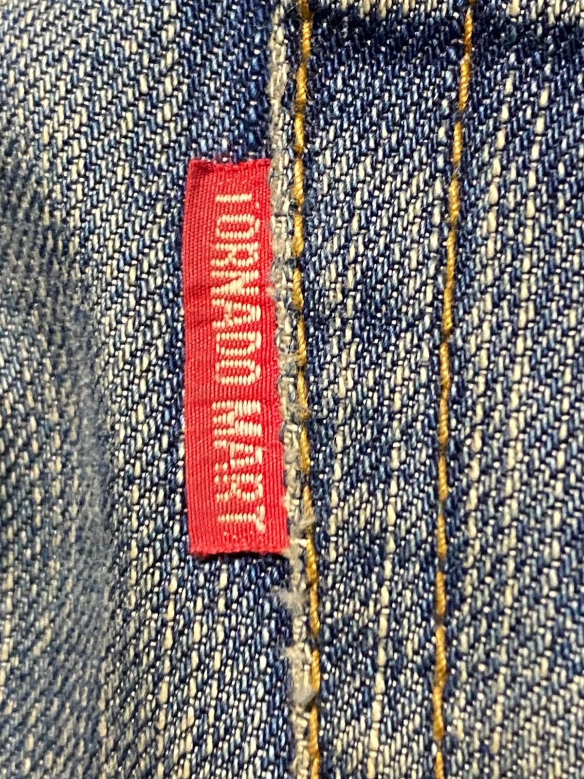 Tornado Mart Tornado Mart Gold Splatter Flare Lace Up Jeans Size US 32 / EU 48 - 16 Thumbnail