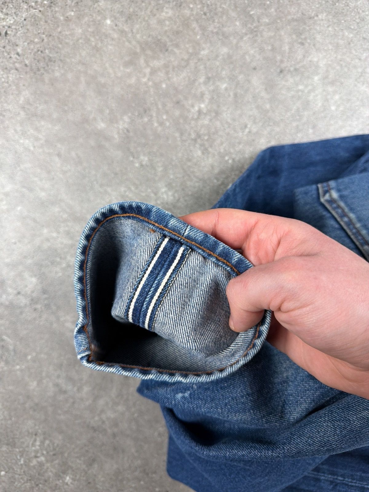 Levi's Made & Crafted Levi's Made & Crafted Draft Wide Taper selvedge denim Jeans Size US 30 / EU 46 - 9 Thumbnail