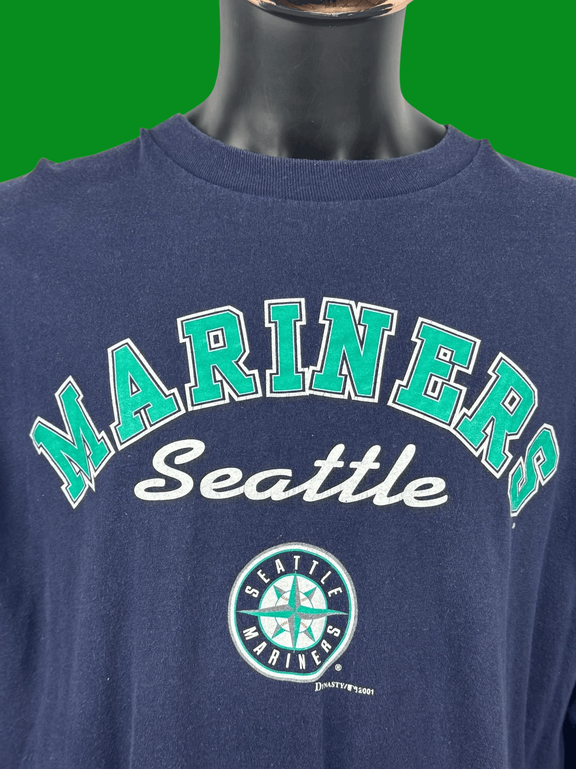 MLB VTG 90s Seattle Mariners MLB Long Sleeve T Dynasty Brand Size US XL / EU 56 / 4 - 2 Thumbnail