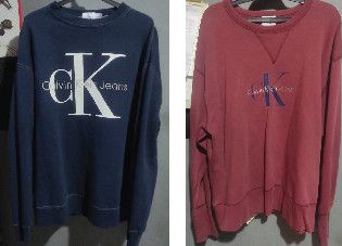 Calvin Klein authentic sweatshirt usa set pair vintage