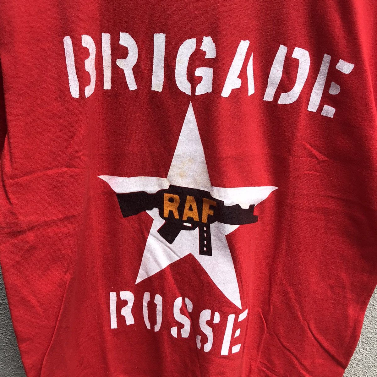 Band Tees Vintage RAF BRIGADE ROSSE tee joe strummer Size US S / EU 44-46 / 1 - 3 Thumbnail