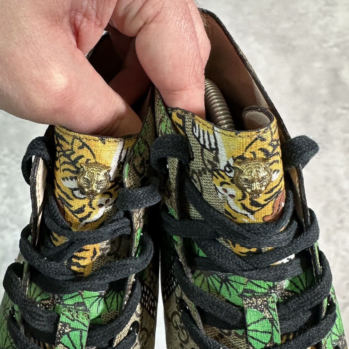 Gucci Gucci GG Supreme High Bengal mens shoes Size US 10 / EU 43 - 8 Thumbnail