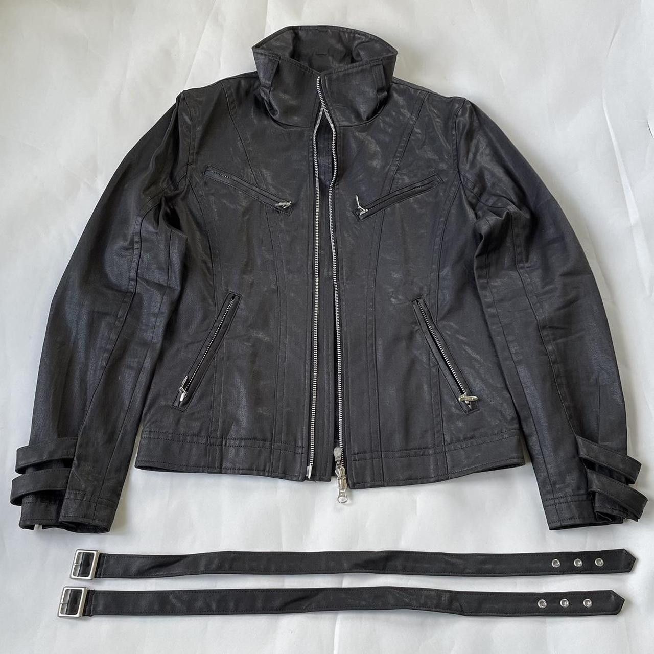 image of (Sold)(Sold)(Sold)Tornado Mart Waxed Denim Jacket in Black, Men's (Size Medium)
