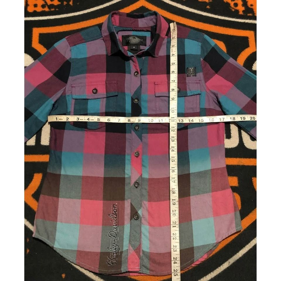 Harley Davidson Harley-Davidson Button Shirt Small Women, Cowgirl Style Size S / US 4 / IT 40 - 7 Thumbnail