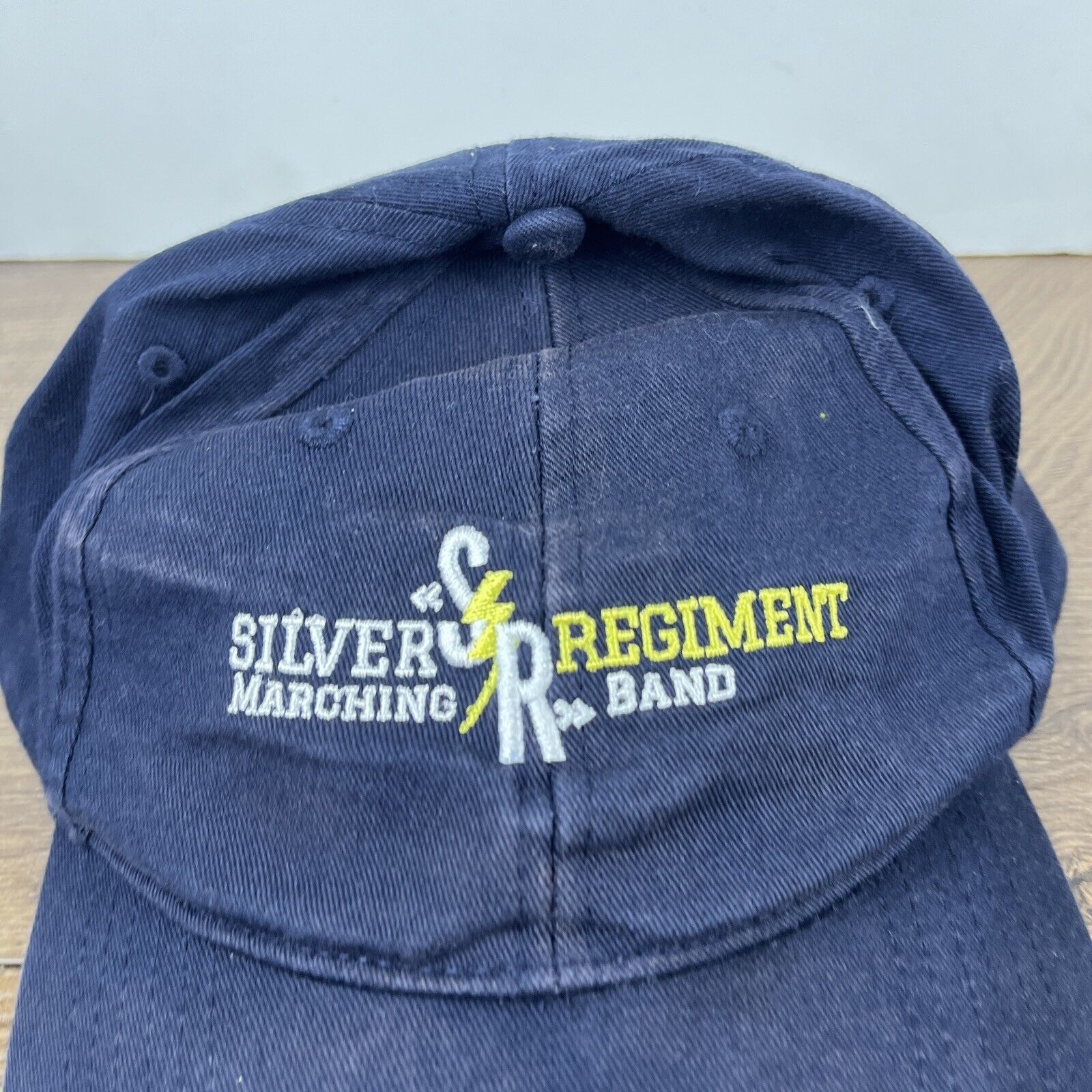Other Silver Regiment Marching Band Hat SR Blue Hat Adjustable Adu Size ONE SIZE - 7 Thumbnail
