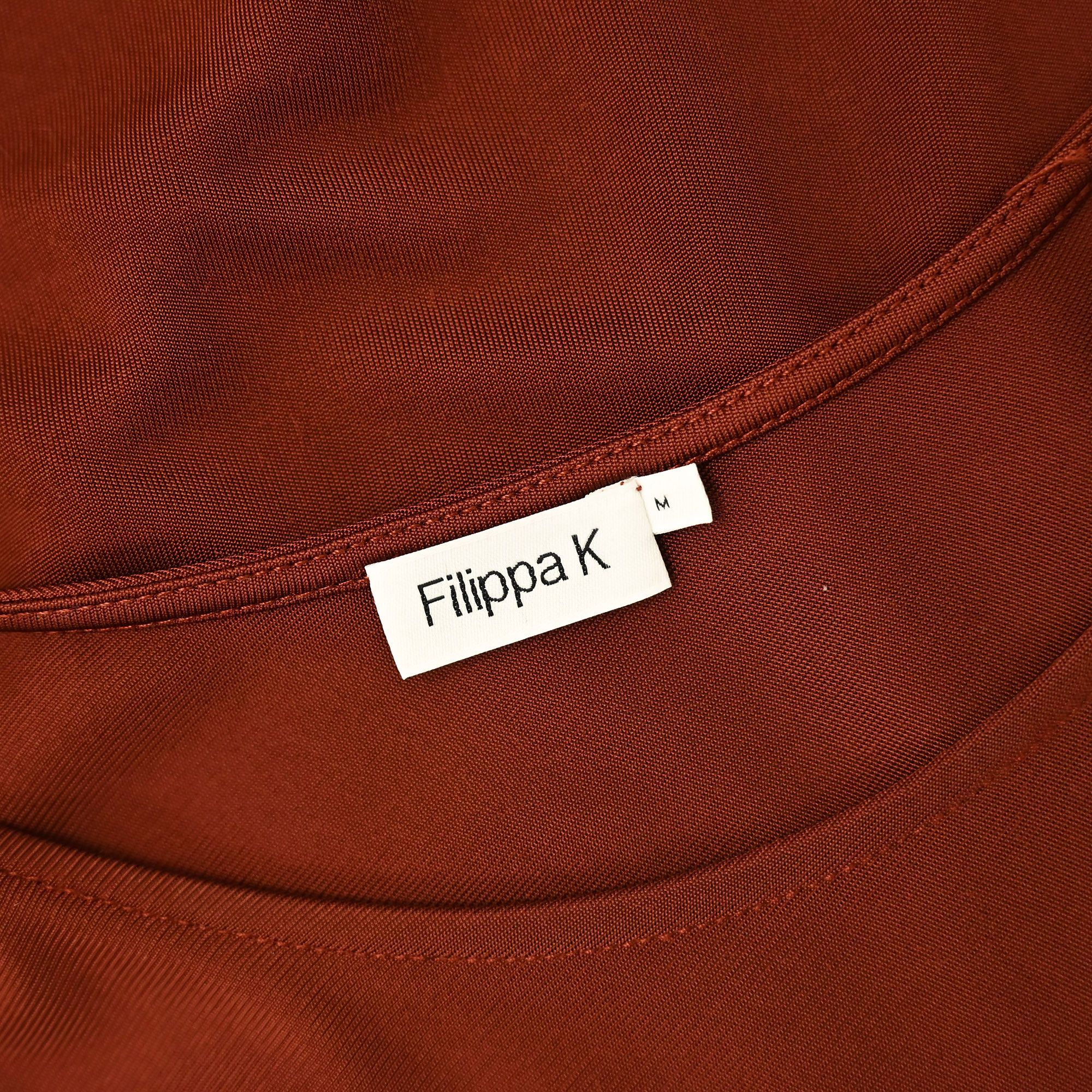 Filippa K Filippa K drape jersey rayon midi dress in burgundy M Size M / US 6-8 / IT 42-44 - 8 Thumbnail