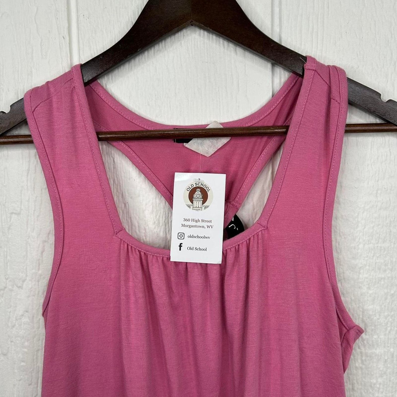 Other Vintage Y2K Pink Banded Open-Back Tank Top Small Size S / US 4 / IT 40 - 4 Thumbnail