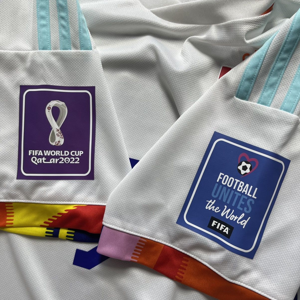 Adidas BELGIUM ADIDAS 2022 WORLD CUP FOOTBALL AWAY JERSEY #9 LUKAKU Size US M / EU 48-50 / 2 - 7 Thumbnail