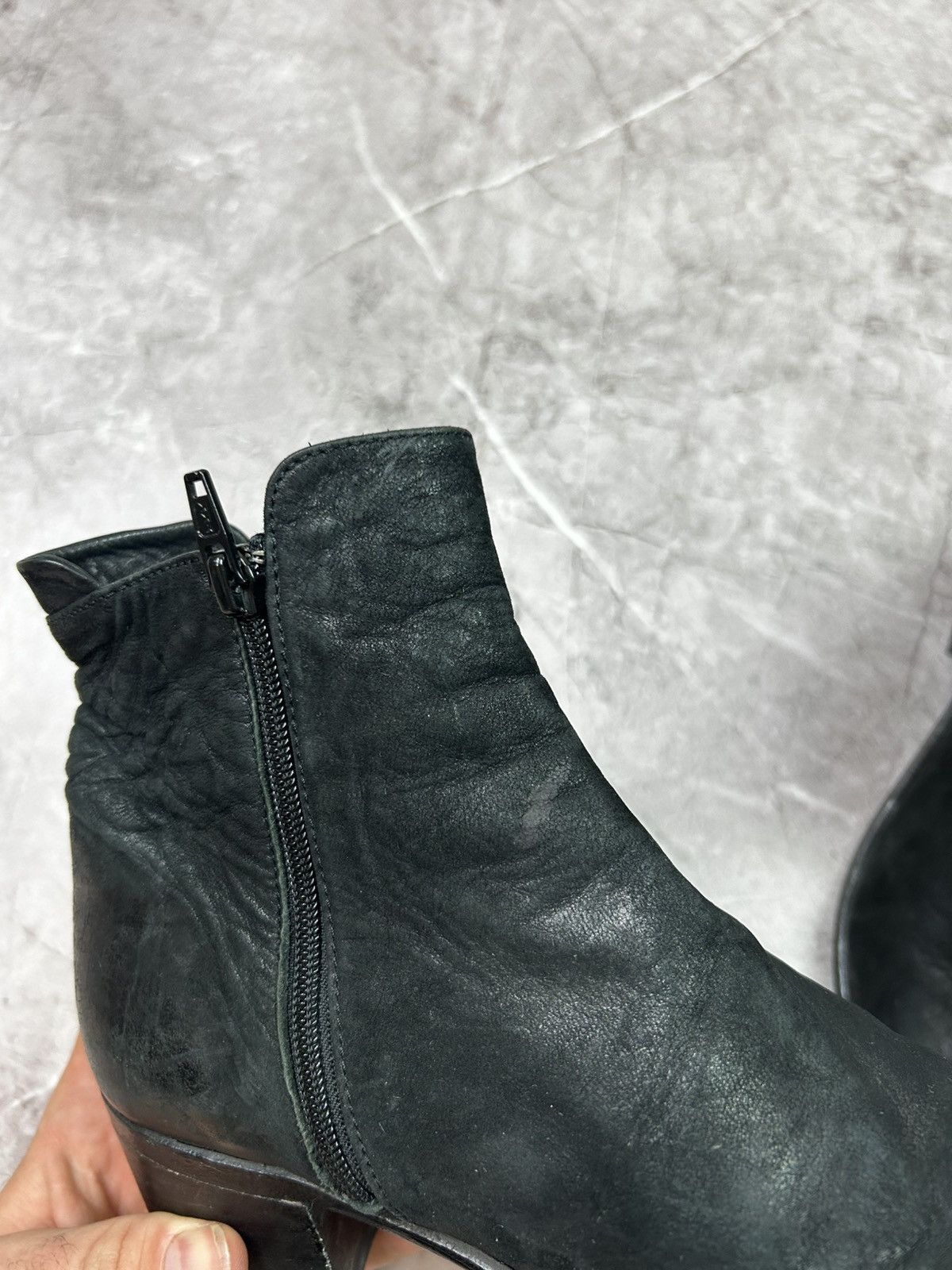 The Last Conspiracy The Last Conspiracy Black Soft Leather Ankle Boots Size 37 Size US 7 / IT 37 - 6 Thumbnail