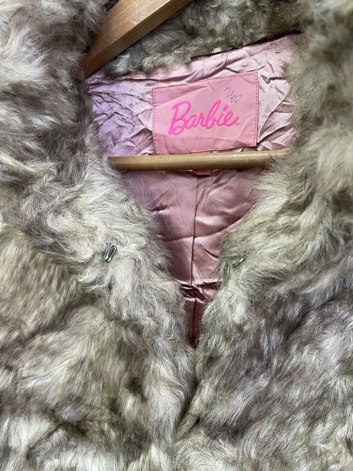 Le Grande Bleu (L.G.B.) RARE vintage faux fur BARBIE CROPPED coat jacket Y2K Size M / US 6-8 / IT 42-44 - 7 Thumbnail