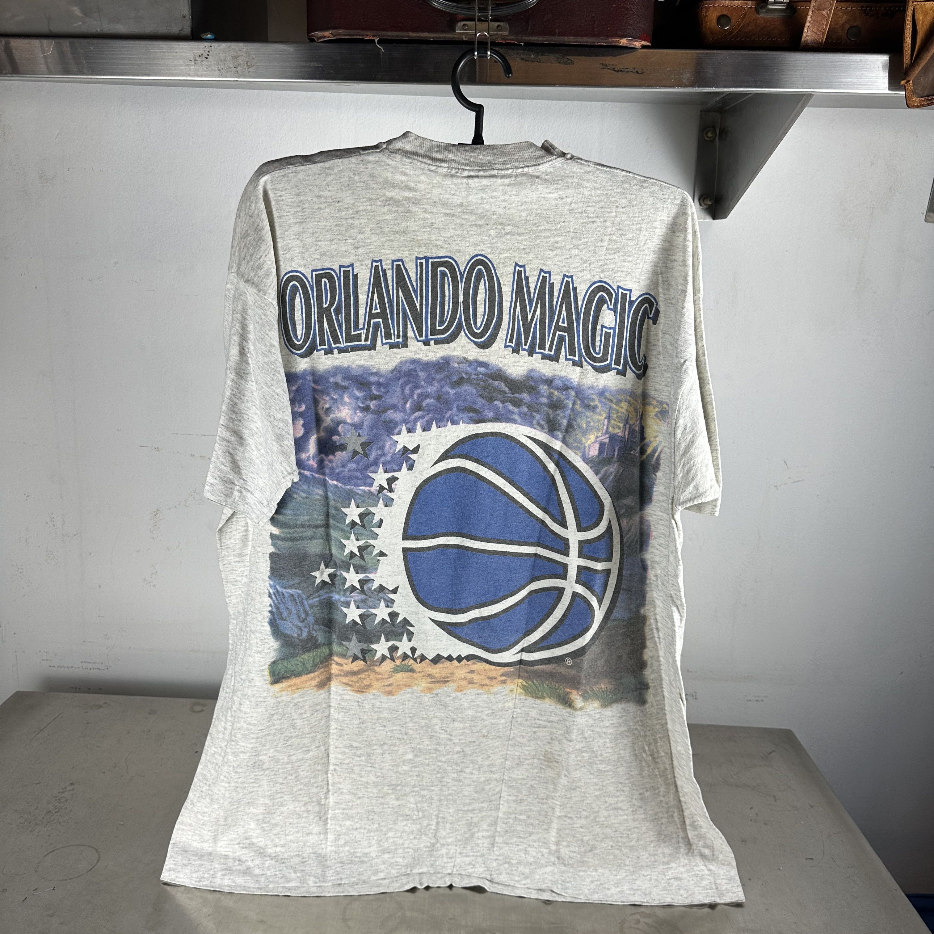 Vintage Vintage 90s Orlando Magic NBA Salem Sportswear Wizard Tee Size US XXL / EU 58 / 5 - 3 Thumbnail