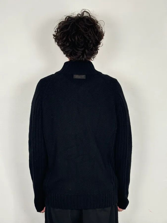 Just Cavalli 2010s Cavalli Black Wool Multi-Pocket Cargo Zip-up Sweater Size US L / EU 52-54 / 3 - 3 Thumbnail