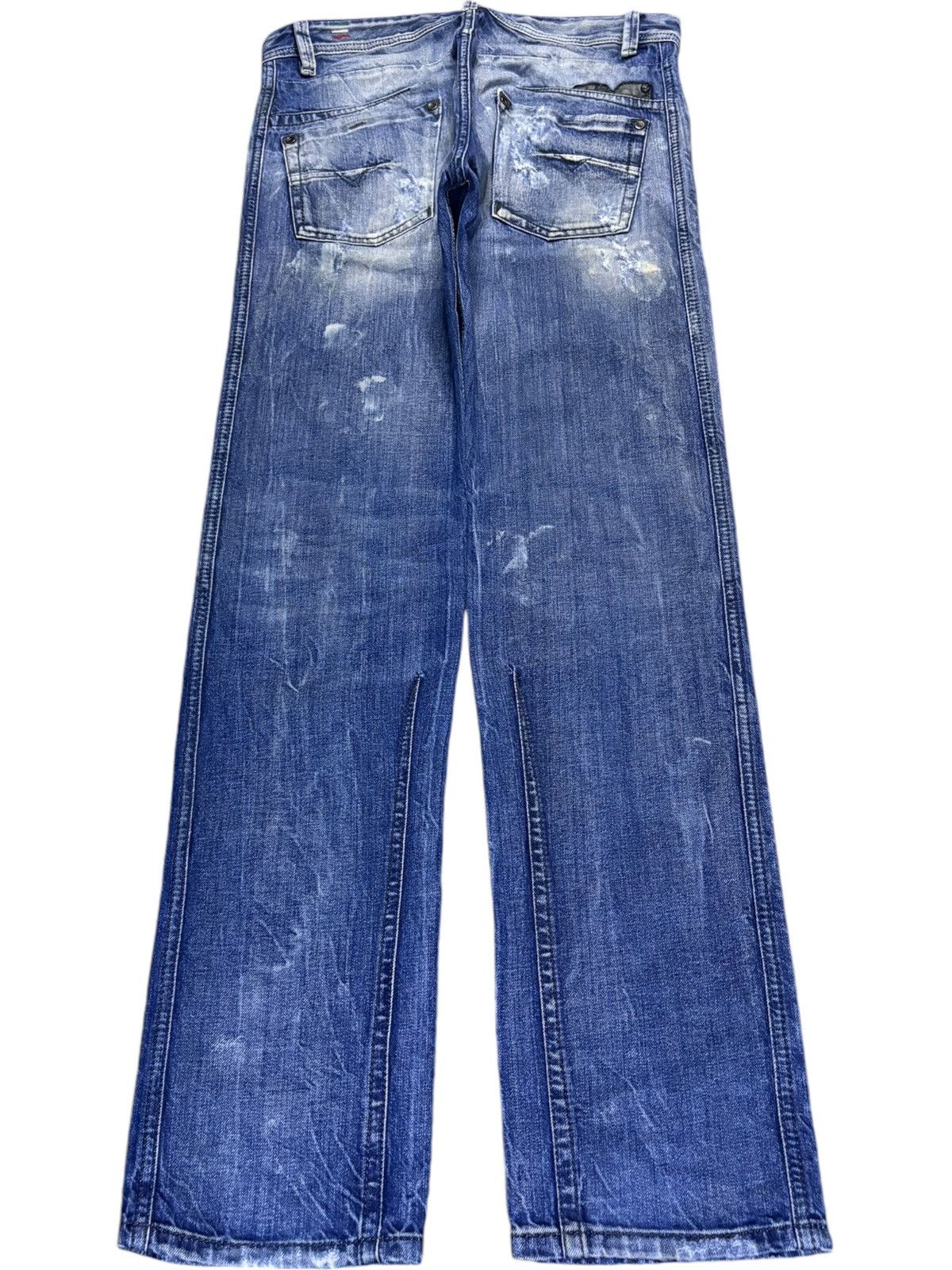 Diesel × Diesel Black Gold Vintage Italy Diesel Blue Eyecons 2013/2 Edition Jeans Size US 33 - 2 Thumbnail