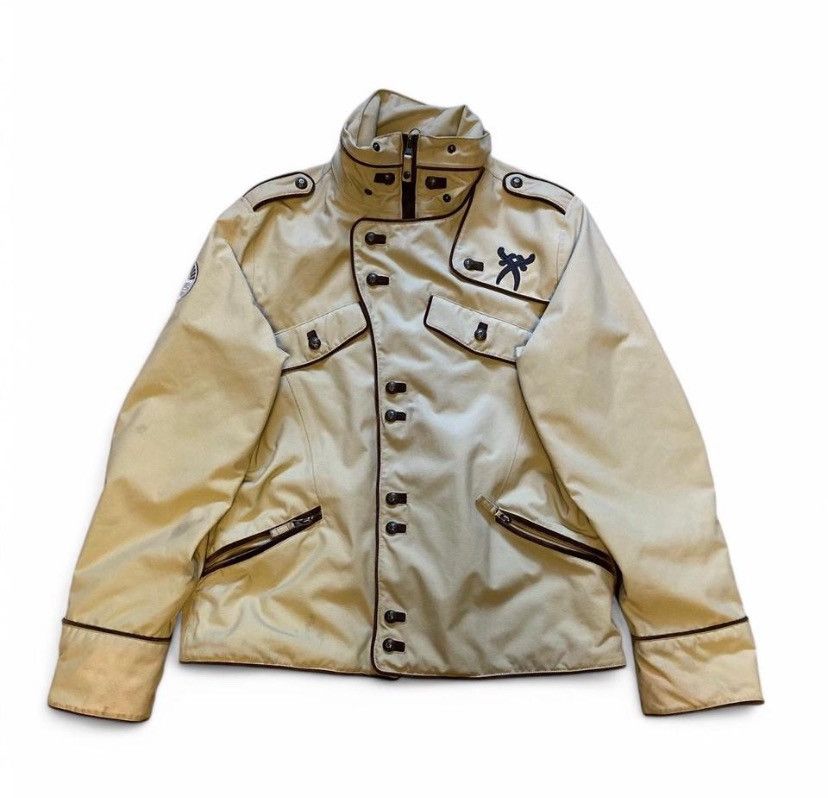 Japanese Brand × Vintage Cream & black vintage bomber jacket Size US L / EU 52-54 / 3 - 1 Thumbnail