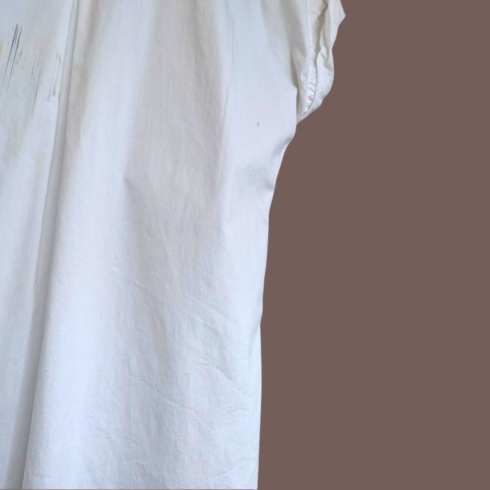 Donna Karan VTG Blouse | Donna Karan White Minimalist | Y2K Capsulewear Size XS / US 0-2 / IT 36-38 - 5 Thumbnail
