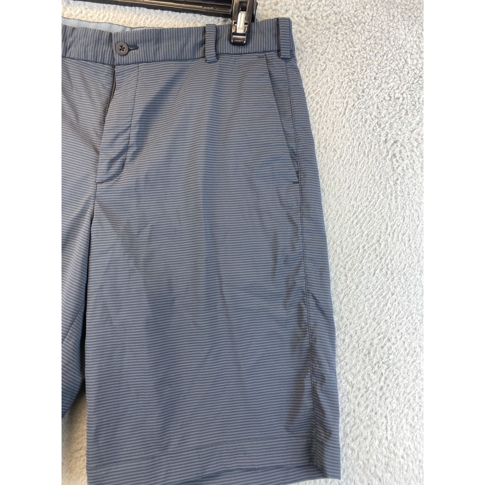 Nike NIKE Golf Short Mens Dri-Fit 33 Gray Flat Front Stretch Casual Chino Inseam 10" Mens Size US 33 - 2 Thumbnail