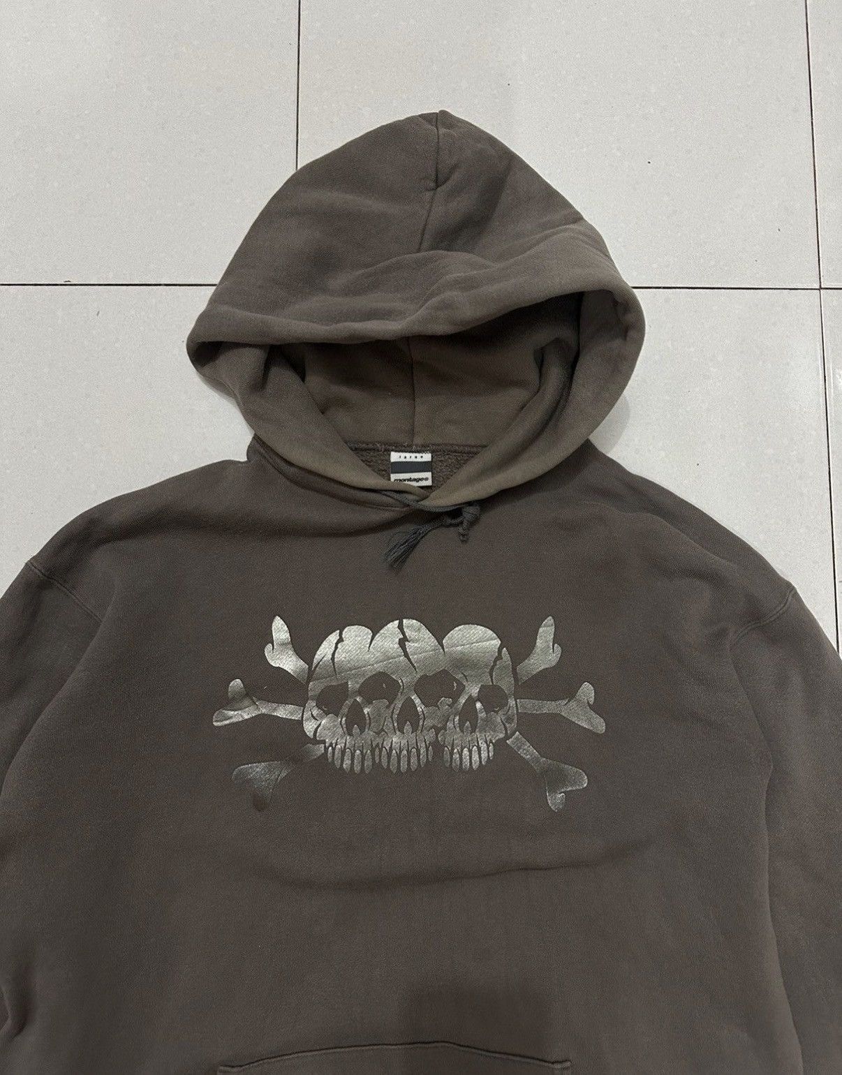 Montage VTG Distress Montage Cross Skull Hoodie Size US L / EU 52-54 / 3 - 4 Thumbnail