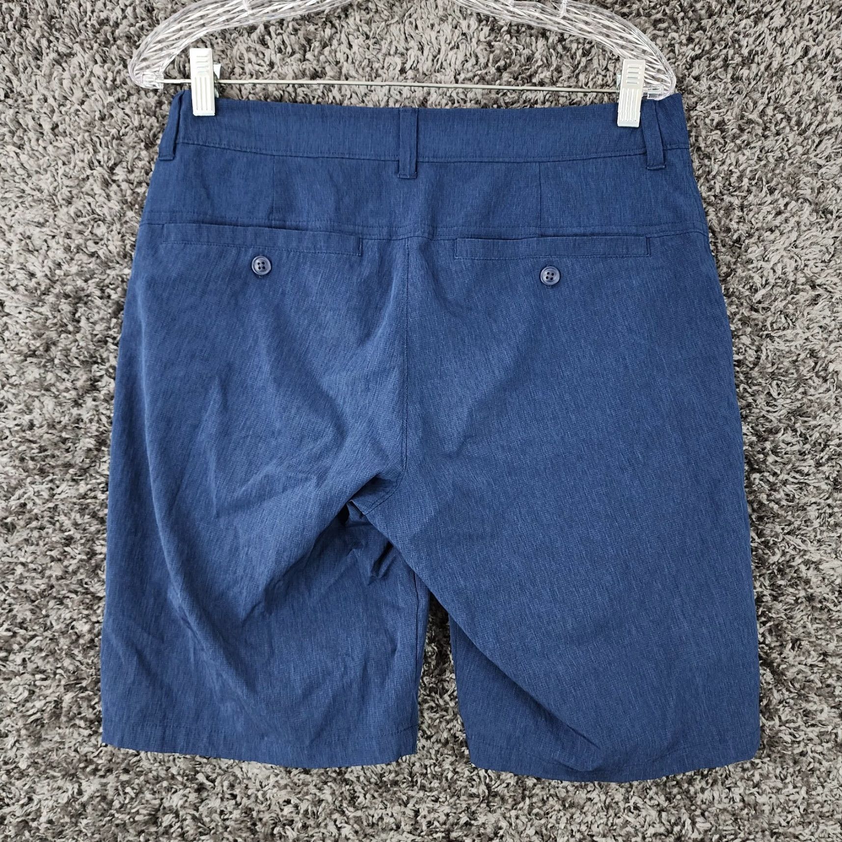 Old Navy Old Navy Active Mens Blue Chino Polyester Shorts Size 31 Size US 31 - 4 Thumbnail