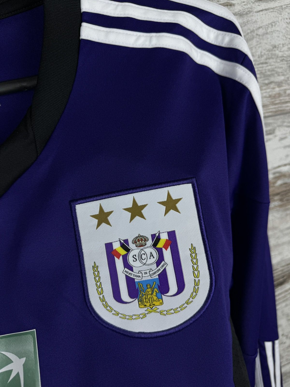 Adidas × Vintage Mens Vintage Adidas Anderlecht FC Soccer jersey longsleeve Size US S / EU 44-46 / 1 - 5 Thumbnail