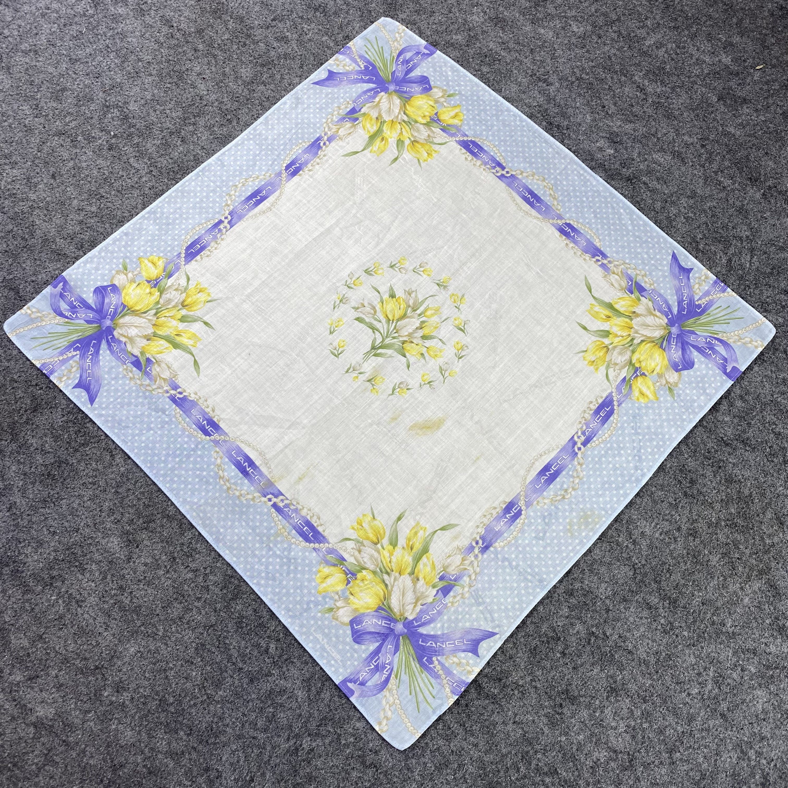 Lancel Lancel Handkerchief / Bandana / Neckerchief -B642 Size ONE SIZE - 4 Thumbnail
