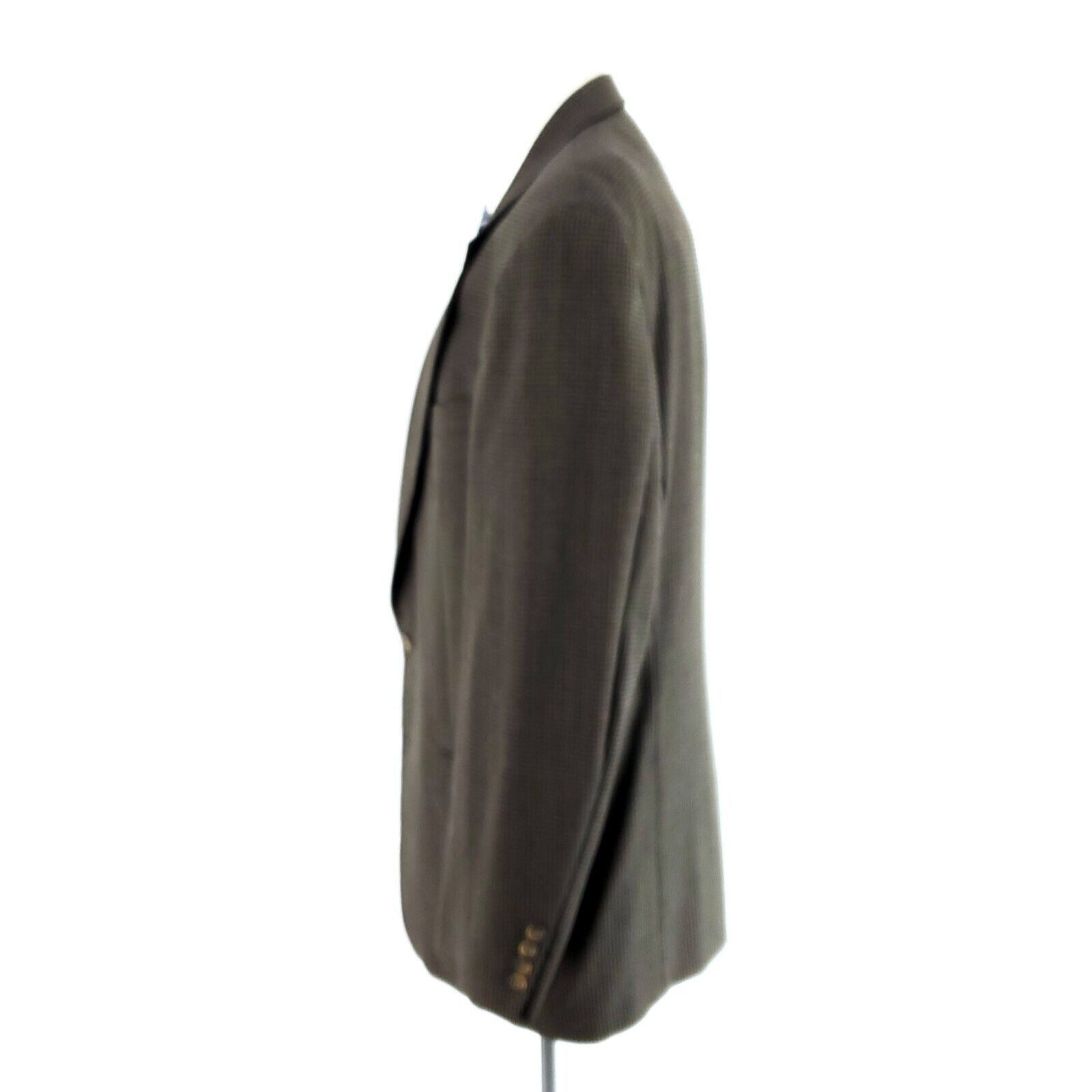 Oscar De La Renta Oscar De La Renta Heavy Textured Wool 2 Button Sport Coat 42 Size 42L - 4 Thumbnail