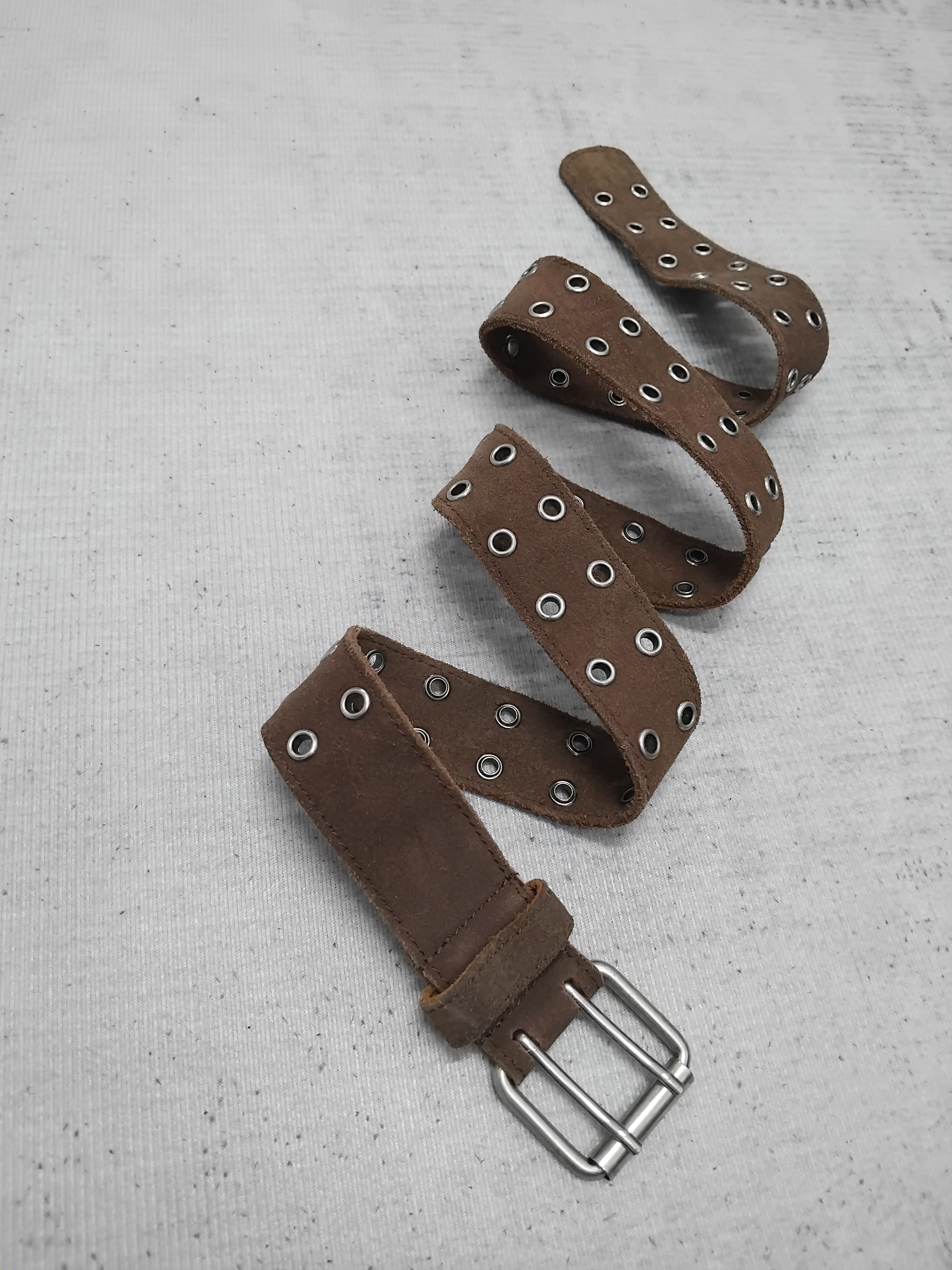 PPFM Punk rock style brown colour belt Size ONE SIZE - 3 Thumbnail