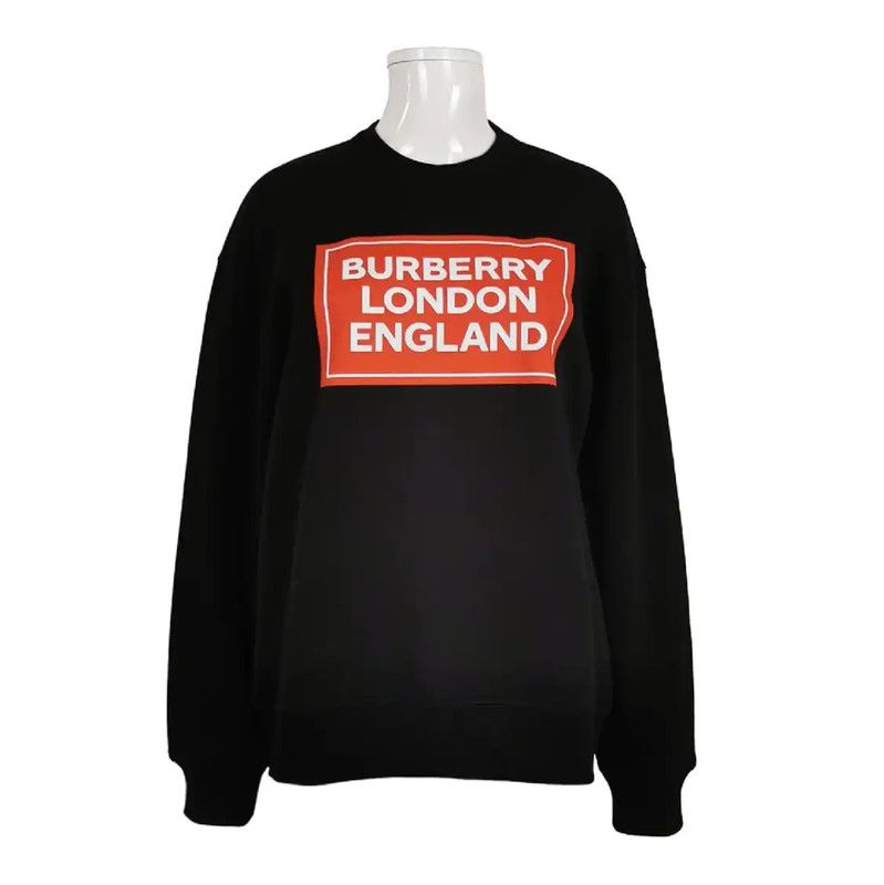 Burberry Burberry Black Cotton Sweatshirt for Women Size M / US 6-8 / IT 42-44 - 1 Thumbnail