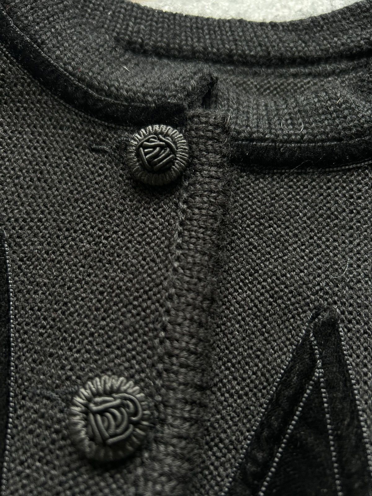 Chanel Archive vintage sweater Austrian astrifa wool cardigan 90s Size S / US 4 / IT 40 - 12 Thumbnail