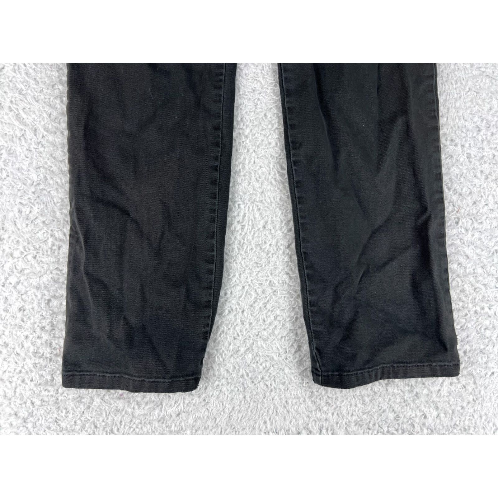 Gloria Vanderbilt Gloria Vanderbilt Jeans Womens 8 Black Denim Straight Regular Fit 5-Pocket Comfort Classic Size 30" / US 8 / IT 44 - 3 Thumbnail
