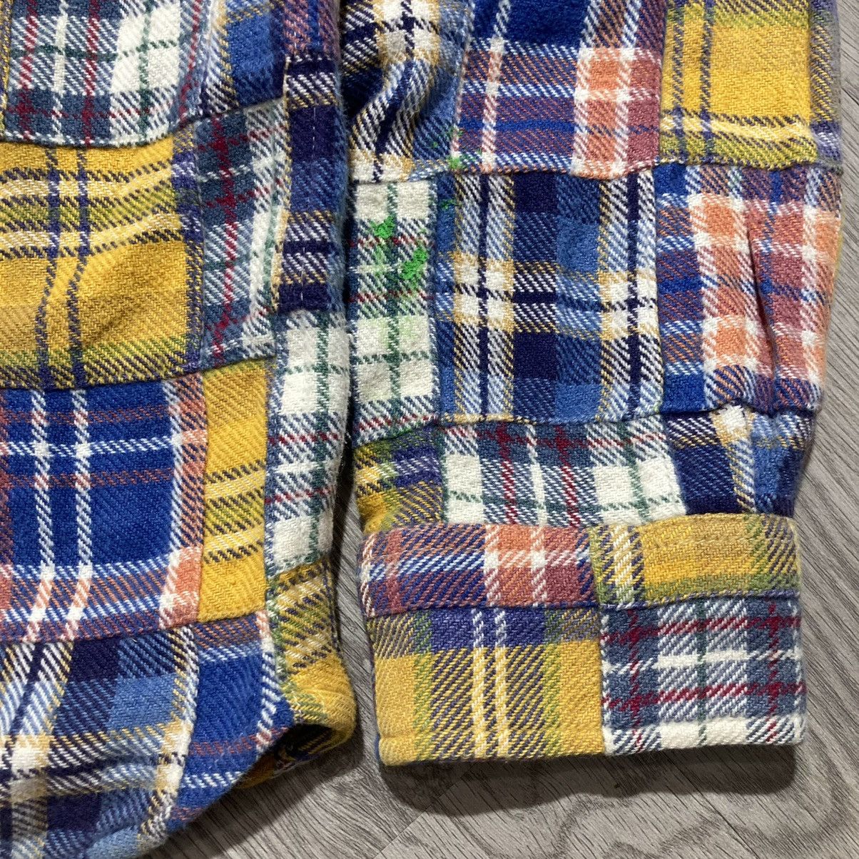 Sugar Cane 2000s Ships Patchwork Madrass Heavy Weight Button Up Shirt Size US S / EU 44-46 / 1 - 8 Thumbnail