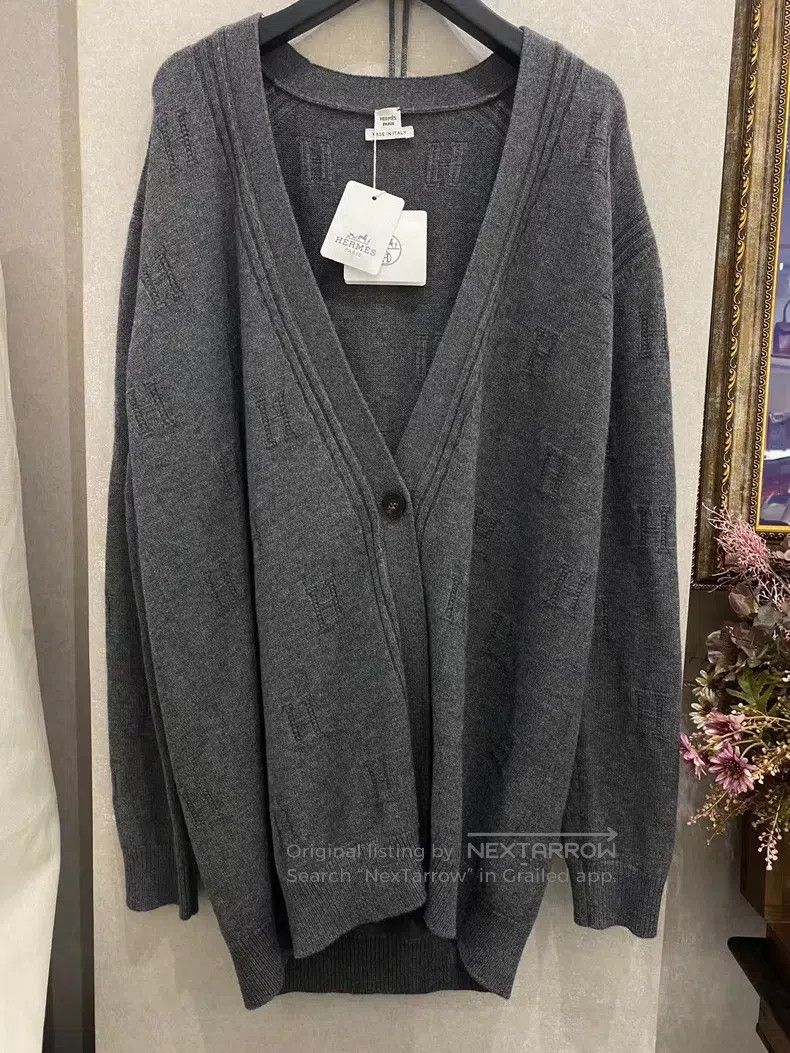 Hermes Hermes Classic unisex wool/cashmere cardigan Size XS / US 0-2 / IT 36-38 - 2 Thumbnail