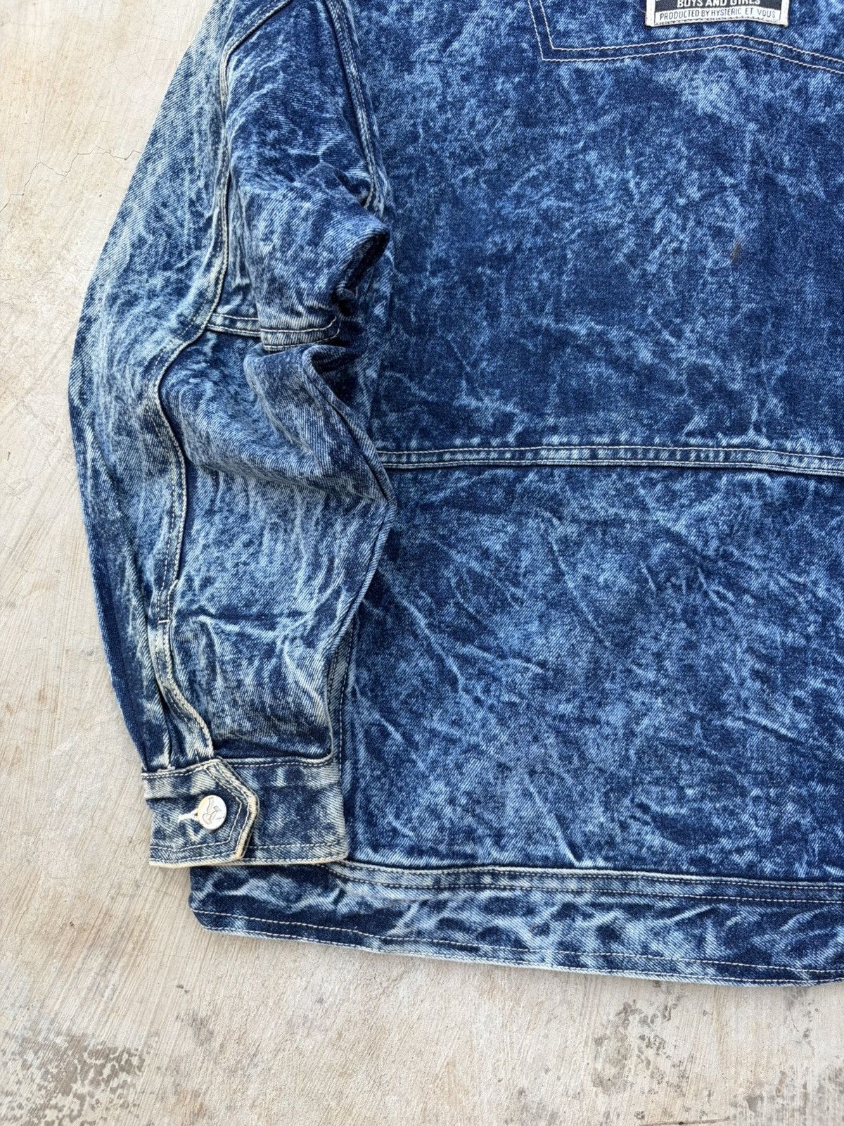 Hysteric Glamour Vintage 80s Hysteric Glamour Y2K Punk Denim Trucker Size US M / EU 48-50 / 2 - 14 Thumbnail