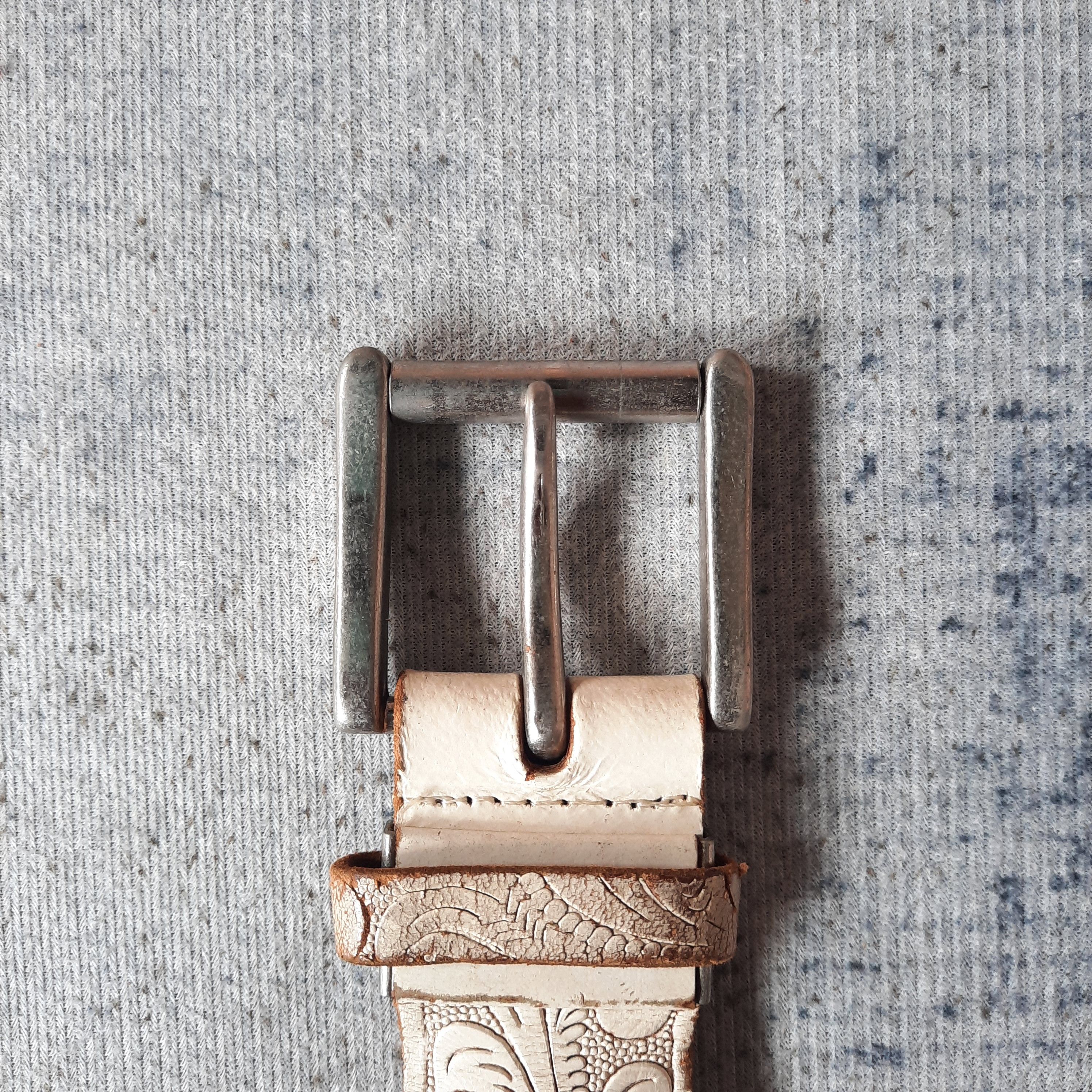 Vintage 💥 Vintage ring design emboss western leather belt Size ONE SIZE - 2 Thumbnail