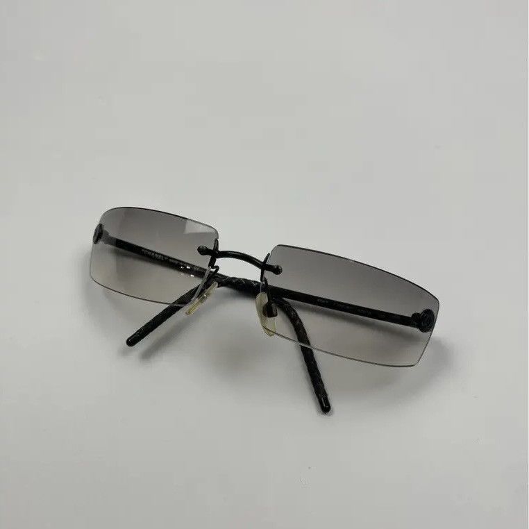 Chanel × Vintage CHANEL 4047 vintage sunglasses black Size ONE SIZE - 1 Thumbnail