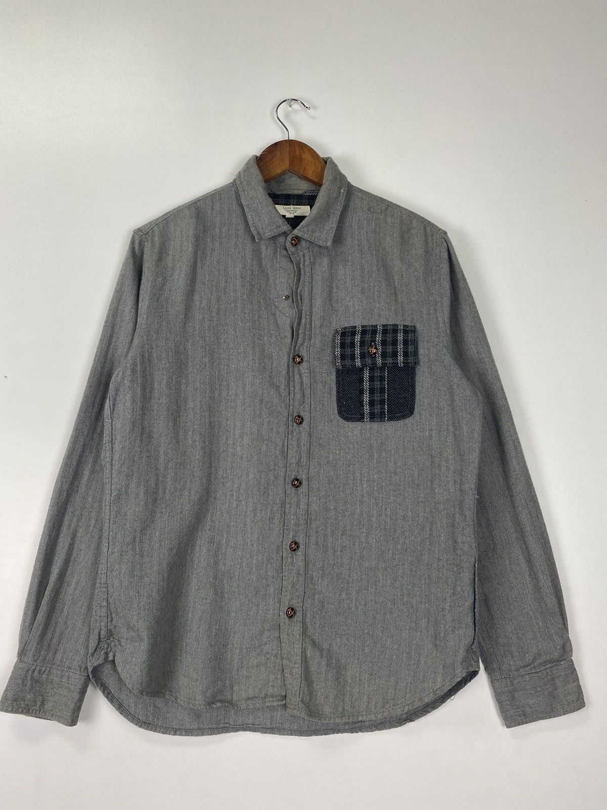 Japanese Brand Glove House Button Shirt Size US L / EU 52-54 / 3 - 3 Thumbnail
