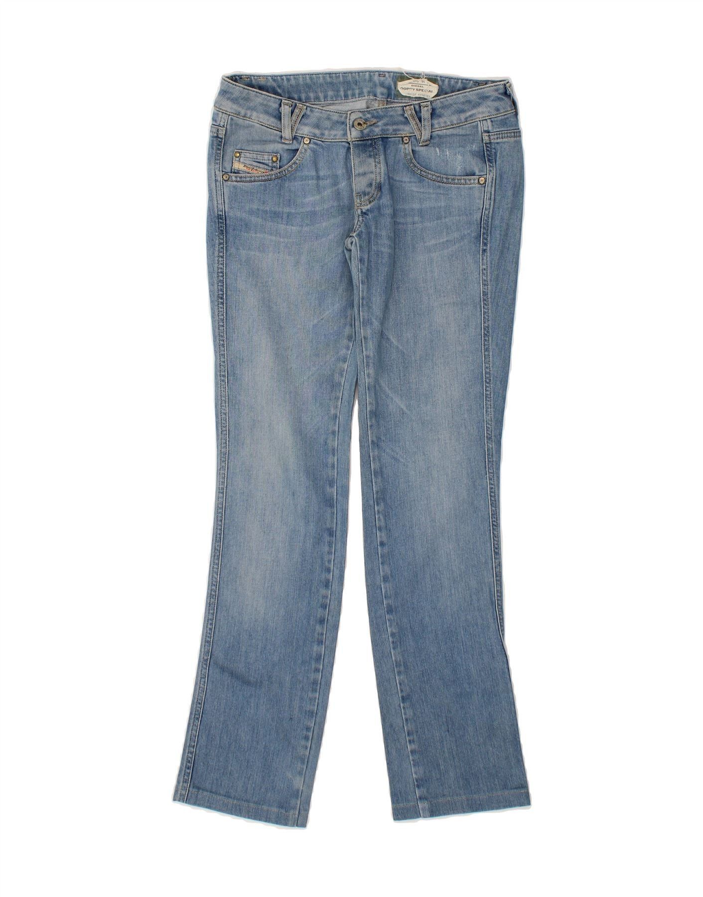 Diesel Womens Stretch Banana Slim Jeans W29 L31 Blue Cotton Size 42" / US 20 - 1 Thumbnail