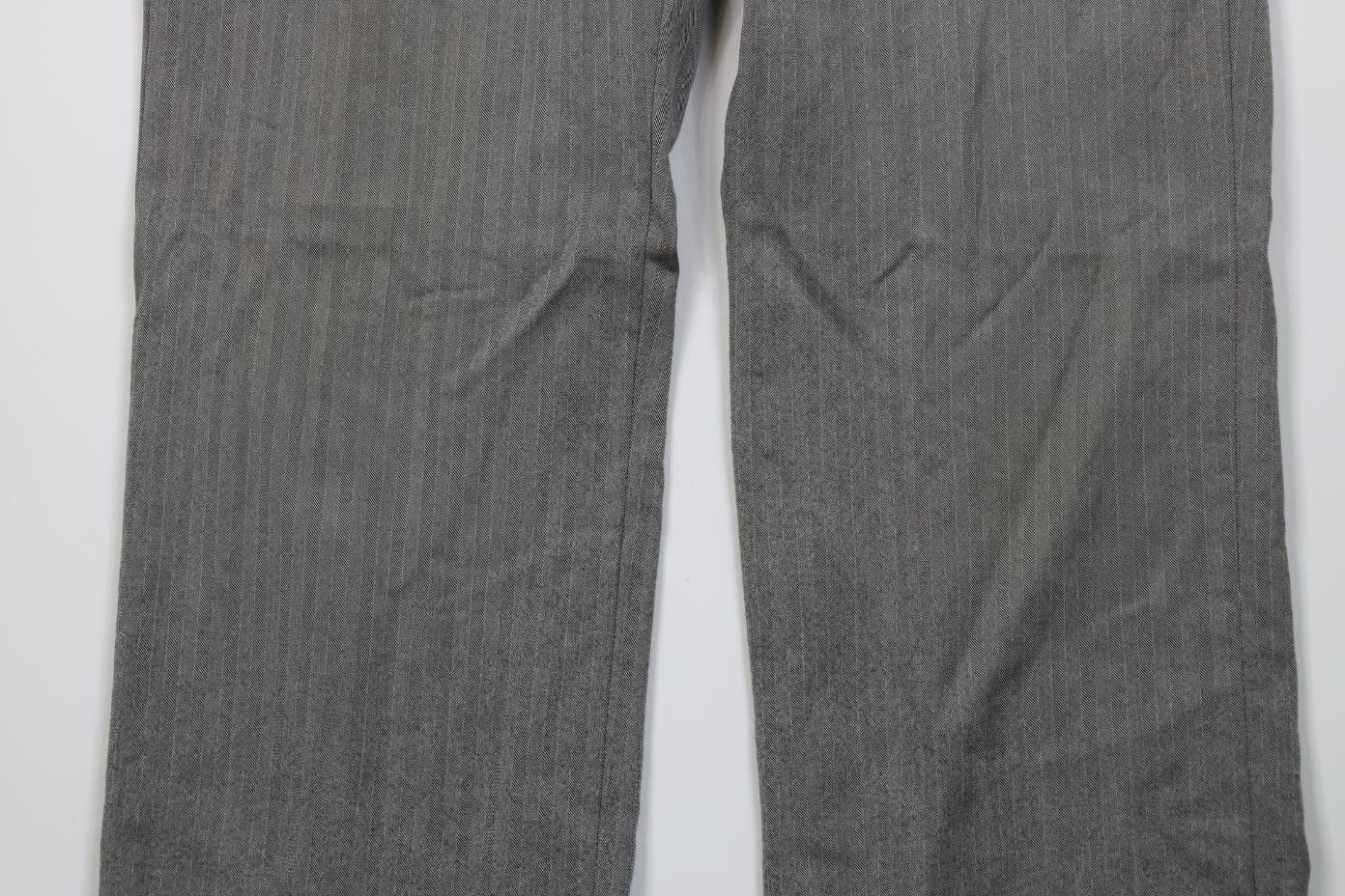 Vintage Vintage 70s Streetwear Herringbone Wide Leg Chino Pants USA Size US 34 / EU 50 - 3 Thumbnail