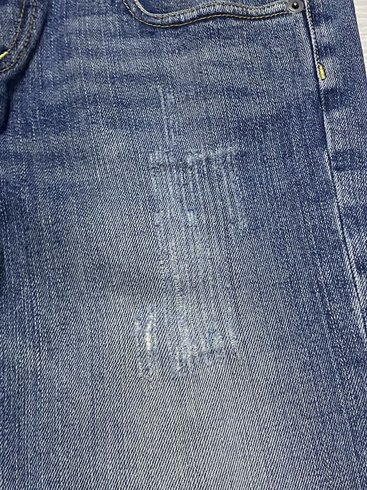 Melrose Japanese Brand Melrose Faded Wash Distressed Flare Jeans Size US 29 - 7 Thumbnail