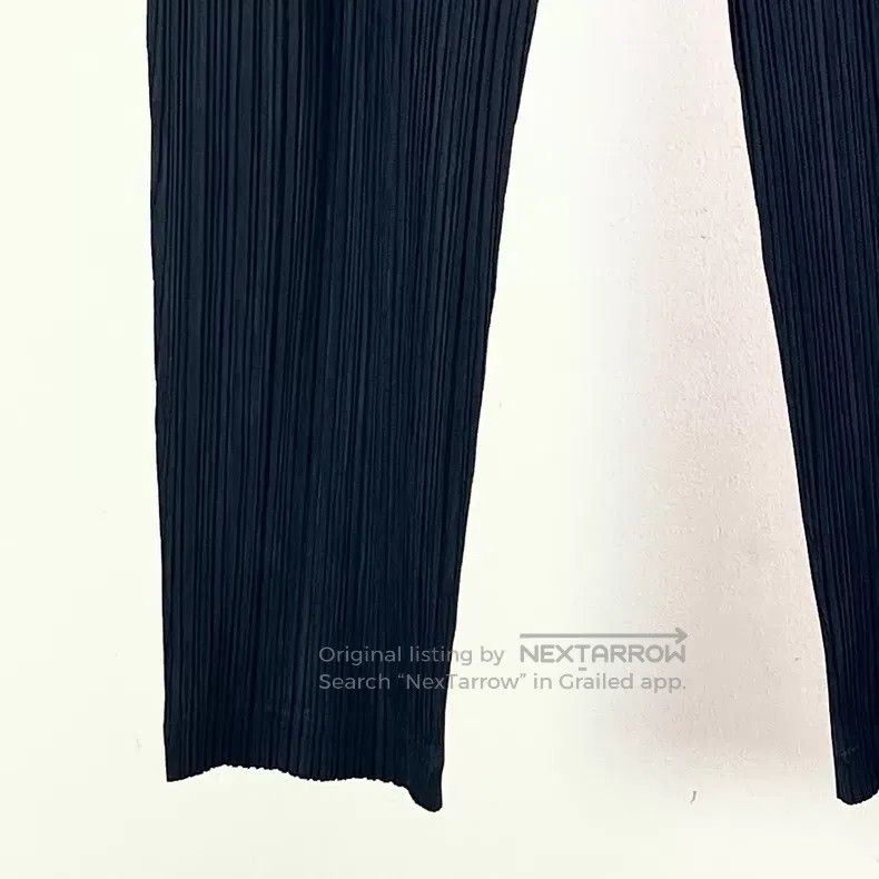 Issey Miyake Issey Miyake size:3 Black Ruched Casual Pants Size 31" - 4 Thumbnail