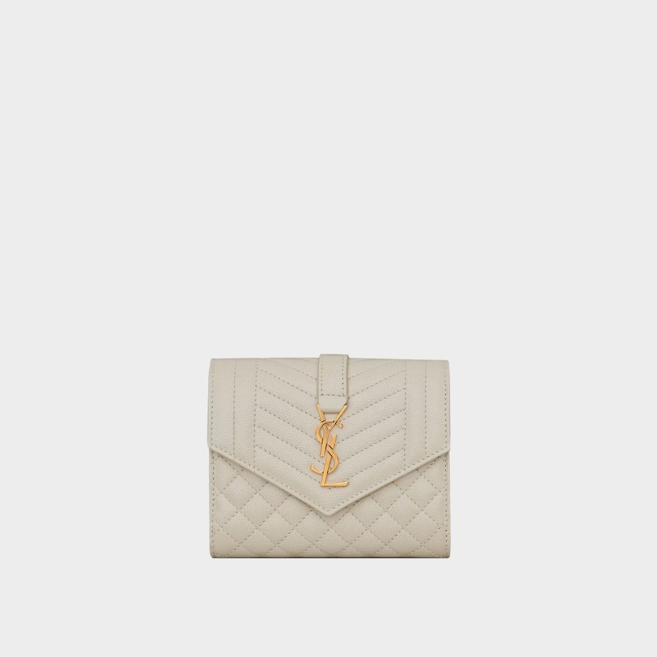 Saint Laurent Paris o1b1hav110225 651028 Size: OS / Envelope Tri Fold Wallet Size ONE SIZE - 1 Thumbnail