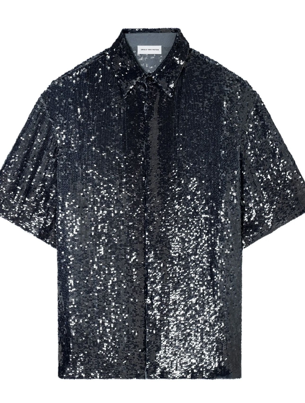 Dries Van Noten Dries Van Noten Sequined shirt Size US L / EU 52-54 / 3 - 4 Thumbnail