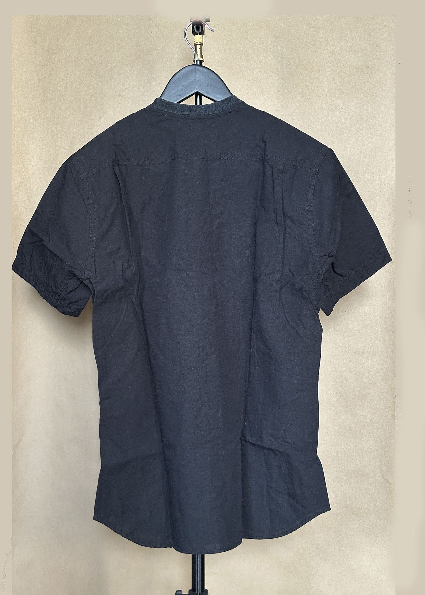 Wings + Horns Wings + Horns Short-Sleeved Mandarin Collar Shirt Size US S / EU 44-46 / 1 - 2 Thumbnail