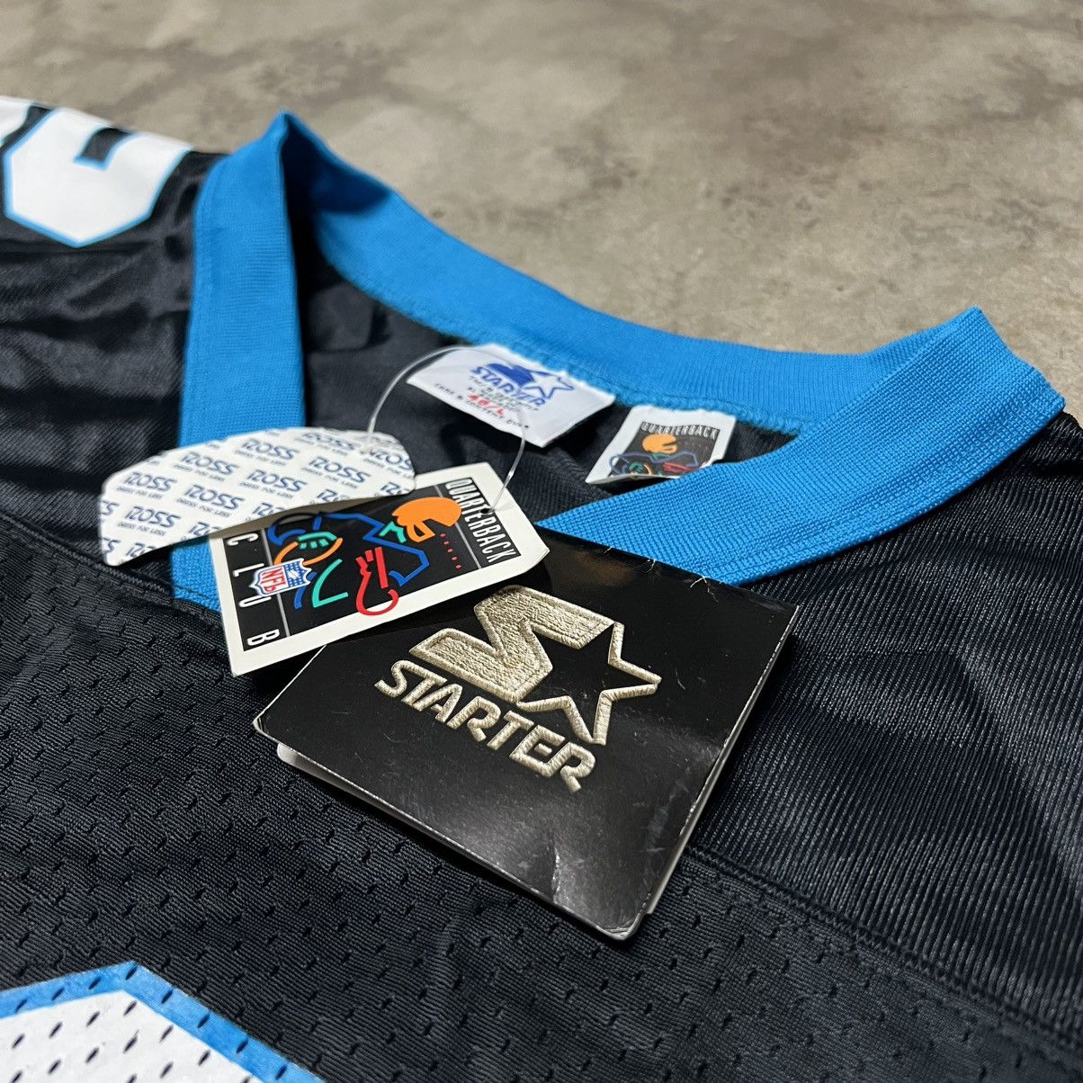 NFL × Vintage Vintage 90’s NFL Carolina Panthers Kerry Collins #12 Jersey Size US L / EU 52-54 / 3 - 7 Thumbnail