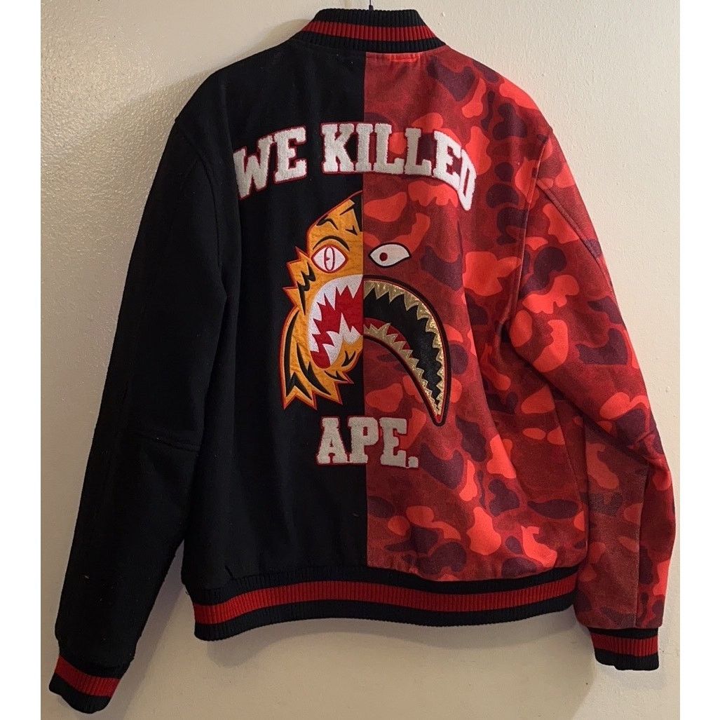 Hudson Outerwear HUDSON Outerwear We Killed Ape XL Varsity Jacket Size US XL / EU 56 / 4 - 12 Thumbnail