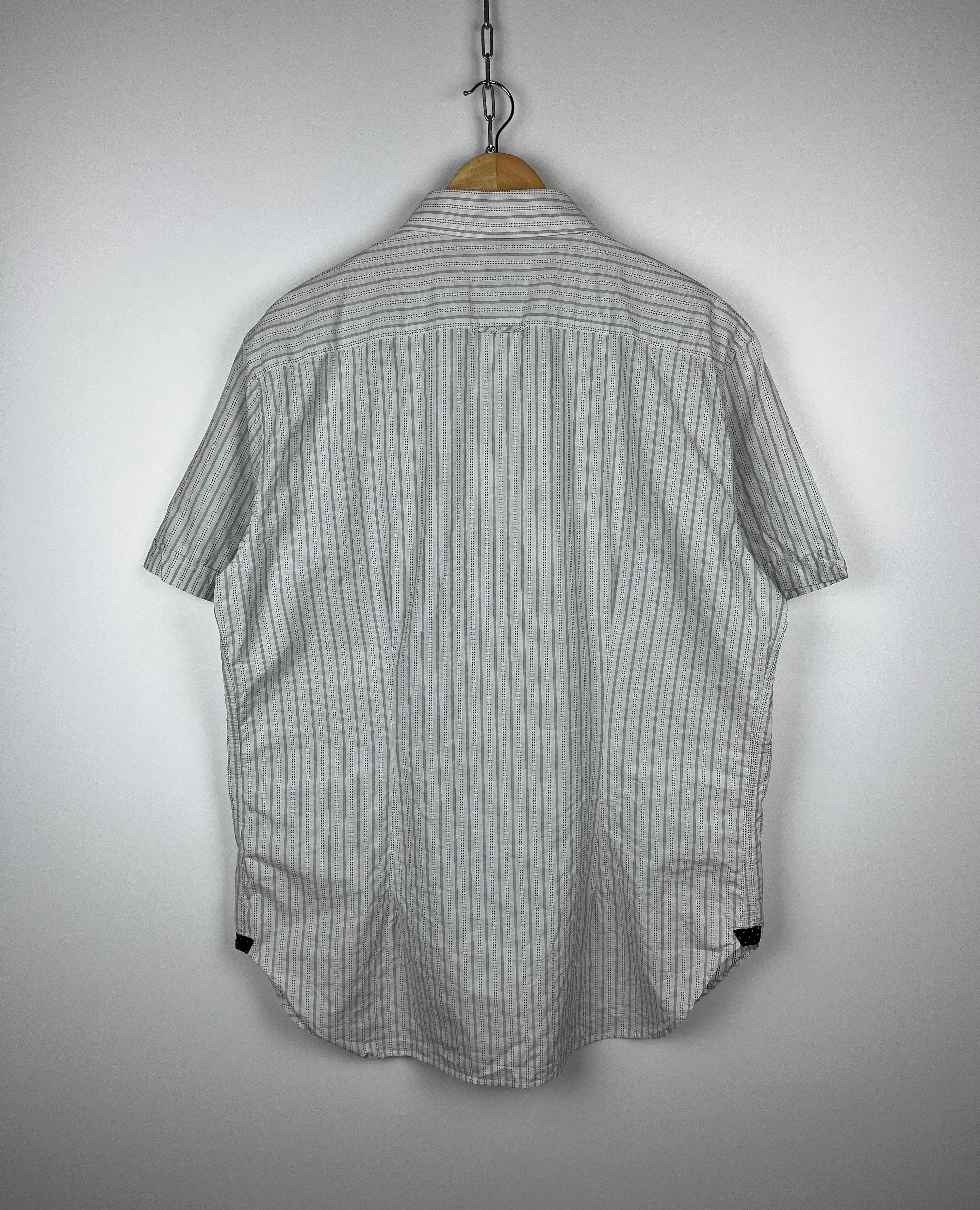 Paul Smith PS Paul Smith Striped Short Sleeve Shirt Size US XXL / EU 58 / 5 - 12 Thumbnail