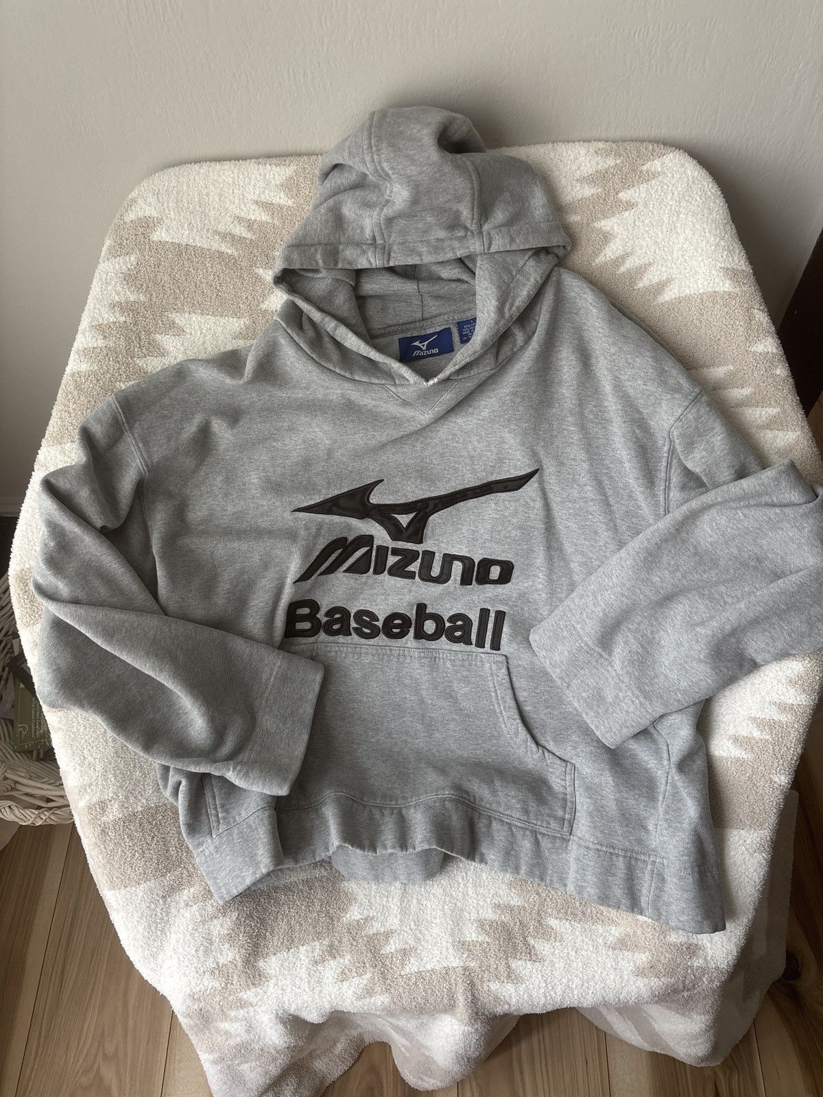Mizuno Mizuno Baseball Relaxed Fit Hoodie Size US L / EU 52-54 / 3 - 3 Thumbnail