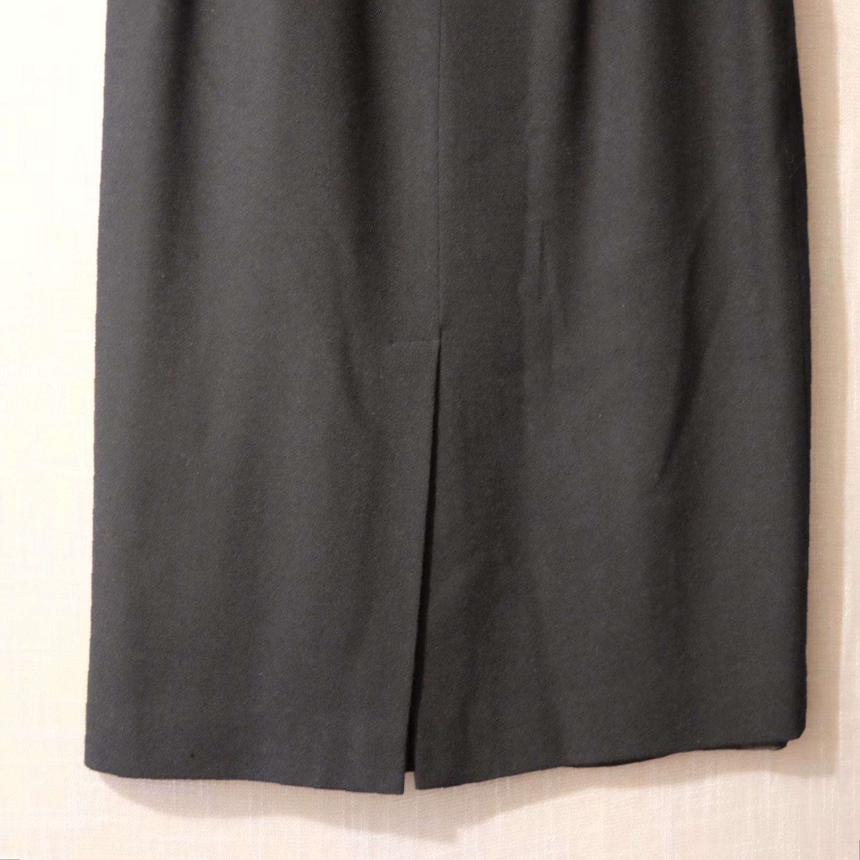 Talbots Talbots Petite 100% Wool Straight Pencil Skirt USA Lined Career Size 14 Black Midi Women Skirt Professional Size 36" / US 14 / IT 50 - 6 Thumbnail