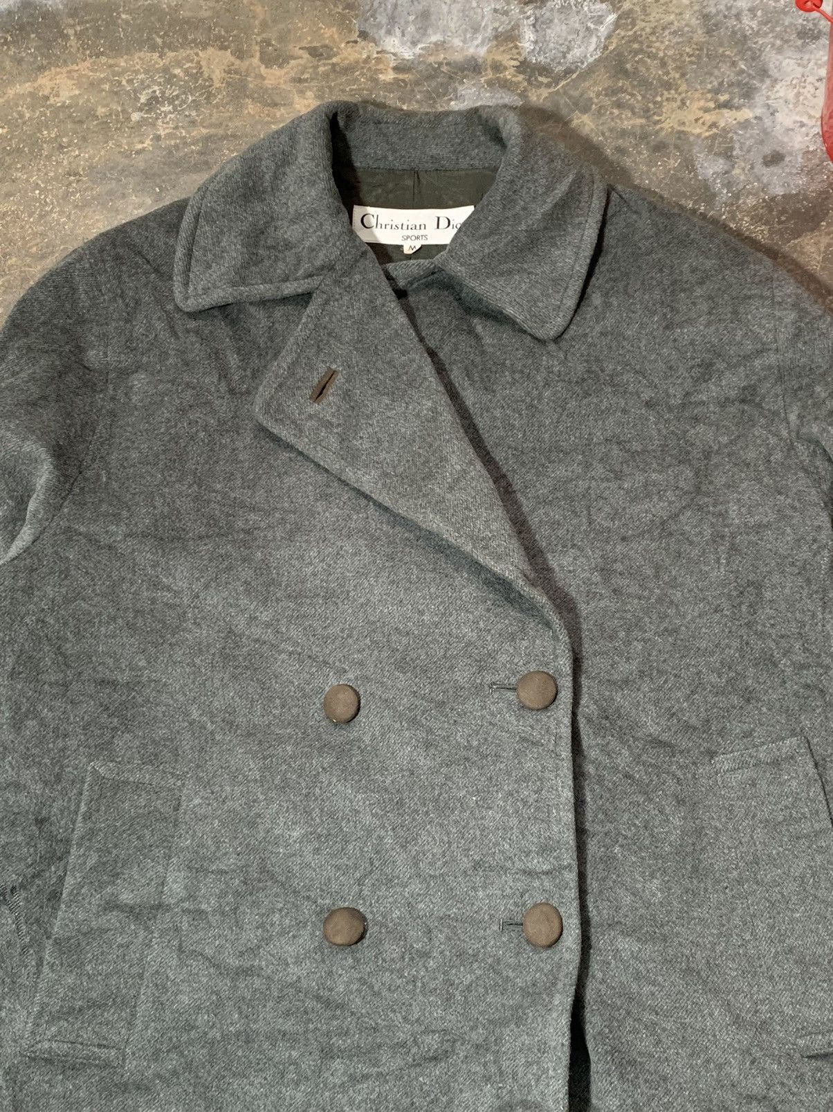 Christian Dior Monsieur Vintage Christian Dior Wool Double Breasted Coat Size 42S - 2 Thumbnail
