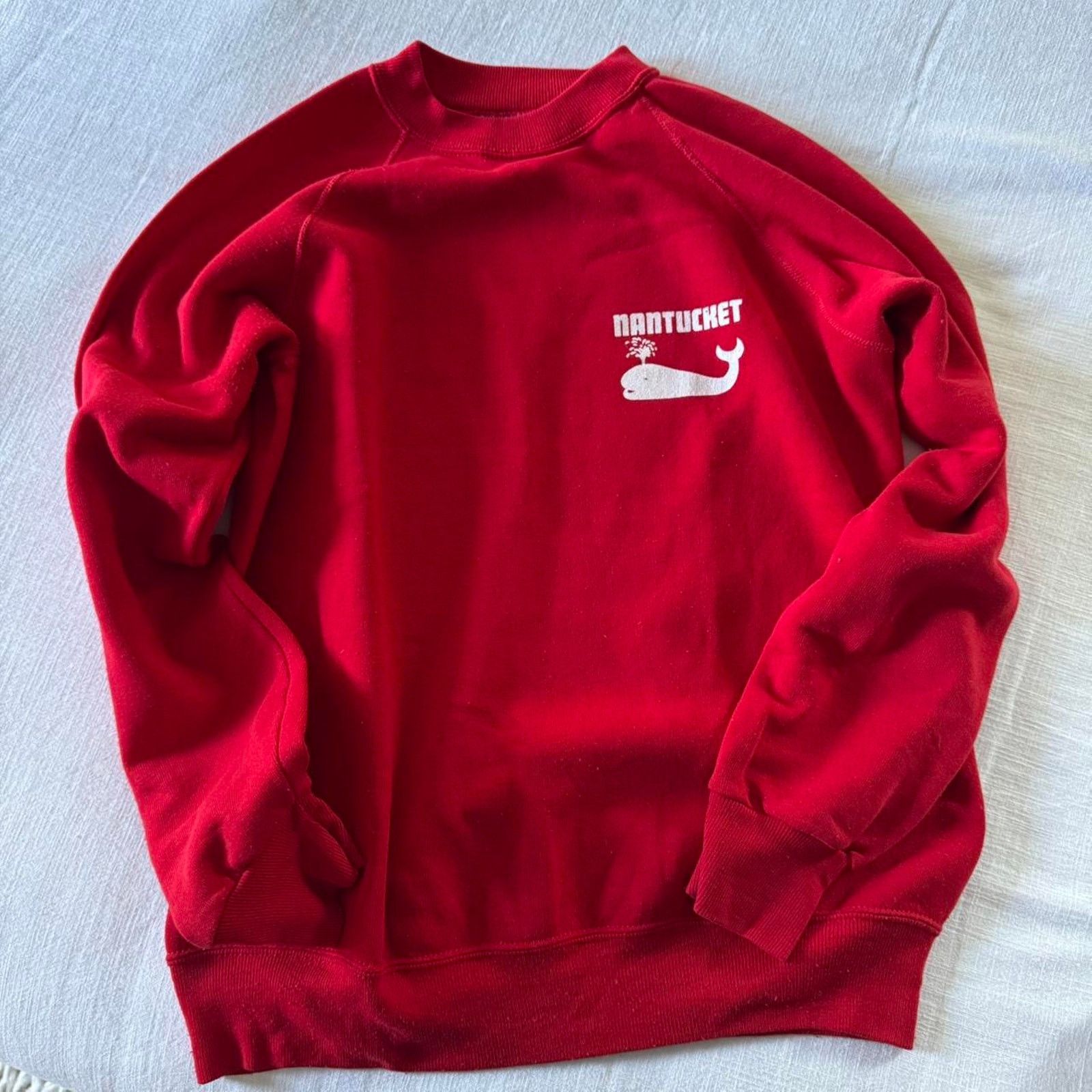 Other Nantucket Whale Red Sweatshirt - Vintage, Medium Size US M / EU 48-50 / 2 - 1 Thumbnail