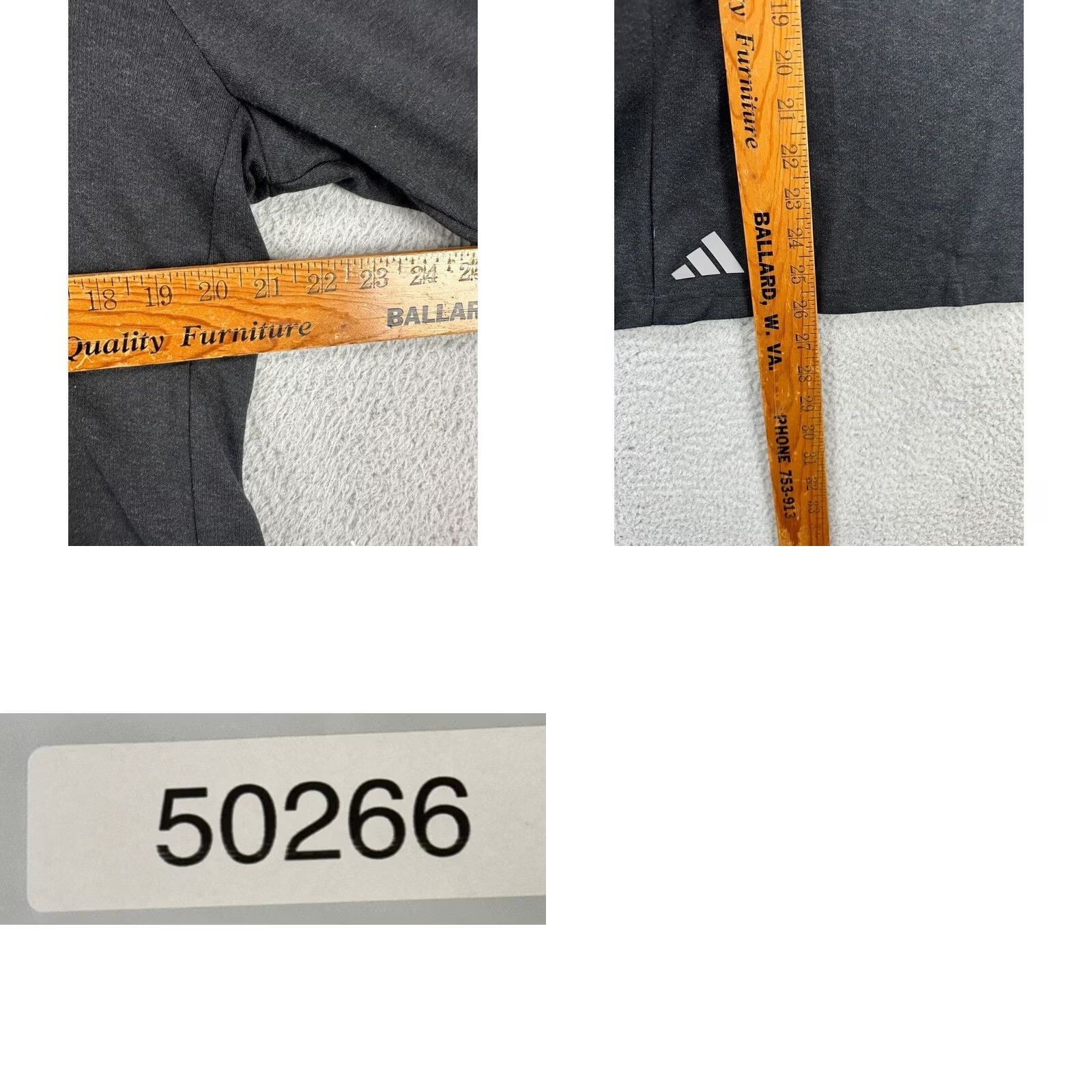 Adidas Adidas Sweatshirt Womens XL Black Golf Quarter Zip Long Sleeve Logo Pullover Size XL / US 12-14 / IT 48-50 - 8 Thumbnail